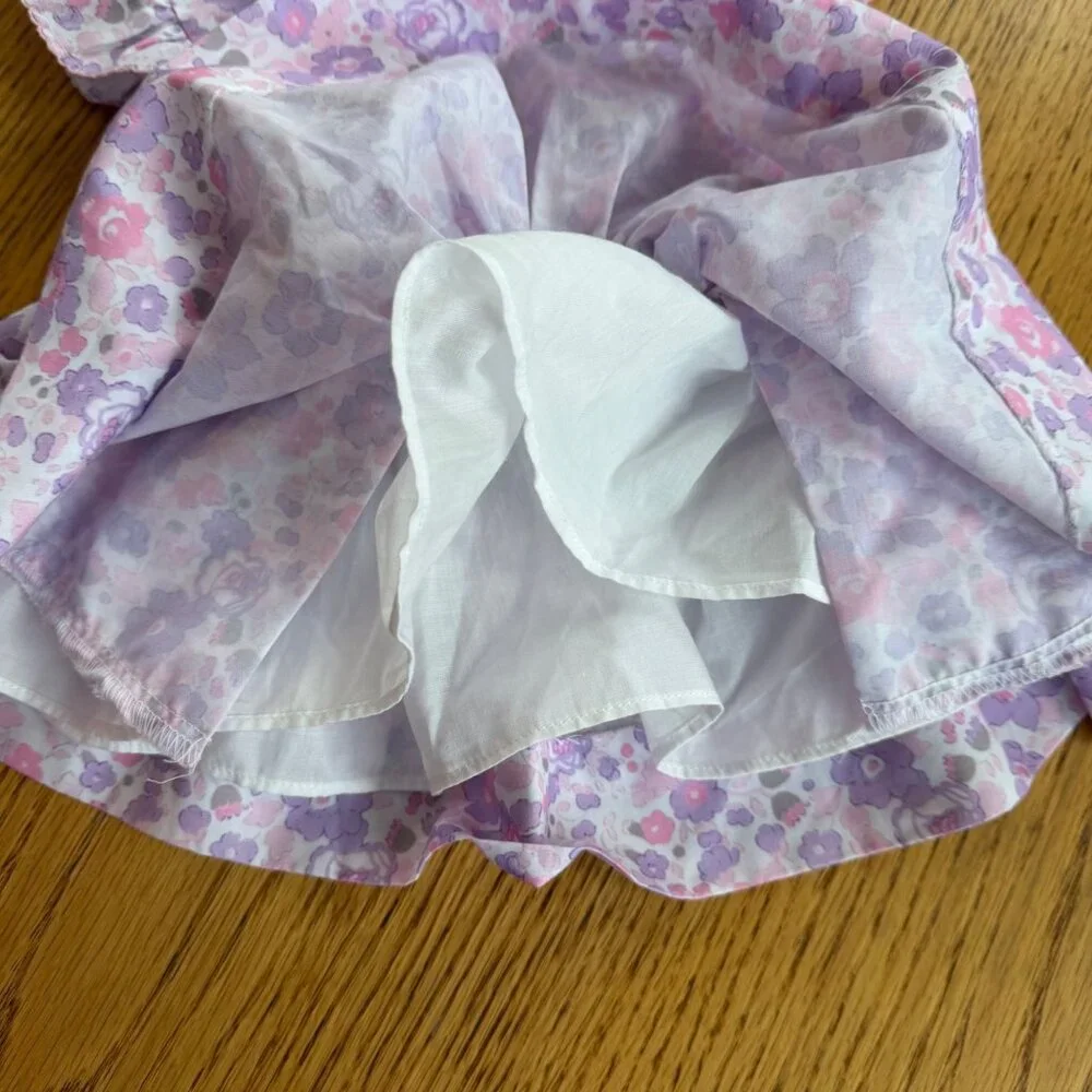 SPECIAL K SMOCKS GIRLS PURPLE FLORAL TUNIC SHIRT DRESS 2T